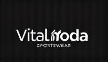 Logo VitalModa Sportswear blanco